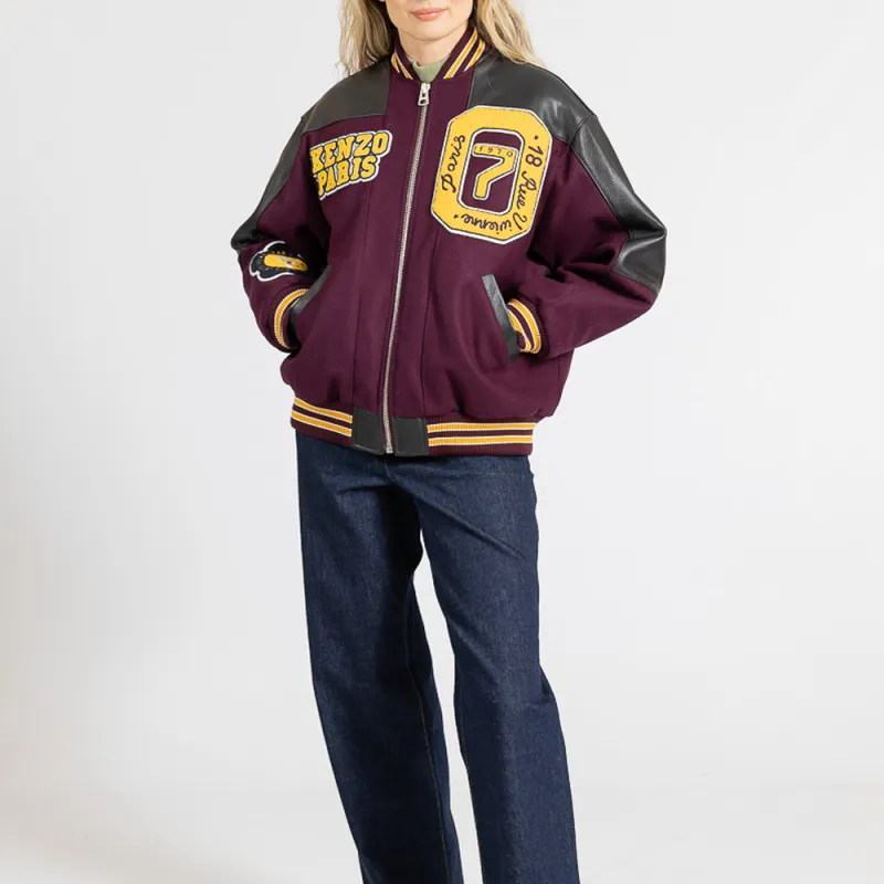 KENZO Tiger Academy appliqué Varsity Jacket-2