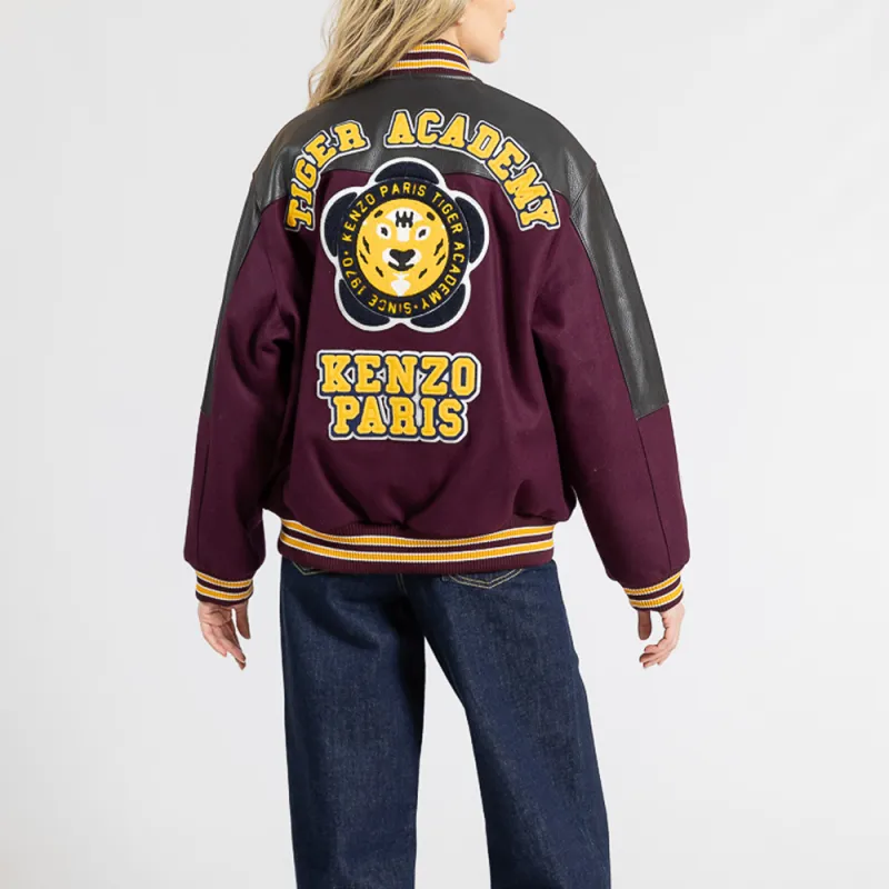 KENZO Tiger Academy appliqué Varsity Jacket-3