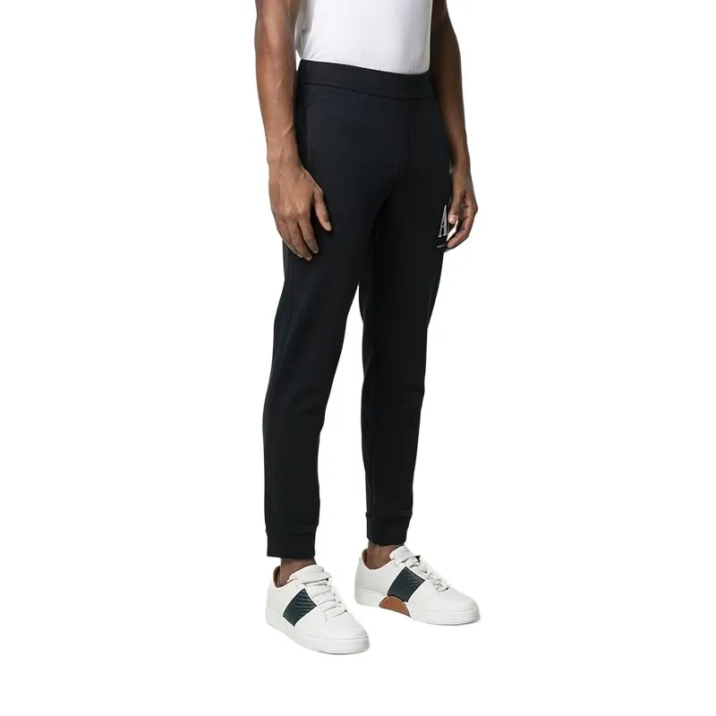 ARMANI EXCHANGE Logo Embroidered Straight Leg Track Trousers-5