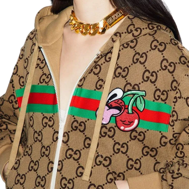 GUCCI Jackets & Coats Women's Brown-3