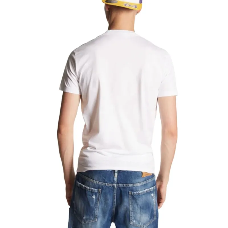DSQUARED 2 Graphic Printed Crewneck T Shirt-3