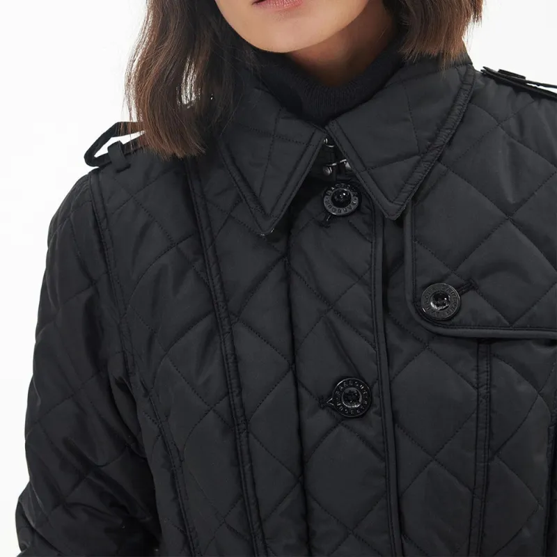 BARBOUR Barbour Tummel Quilted Jacket Jackets Coats Women's Black-4