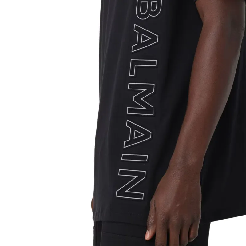 BALMAIN T Shirts Men Black-7