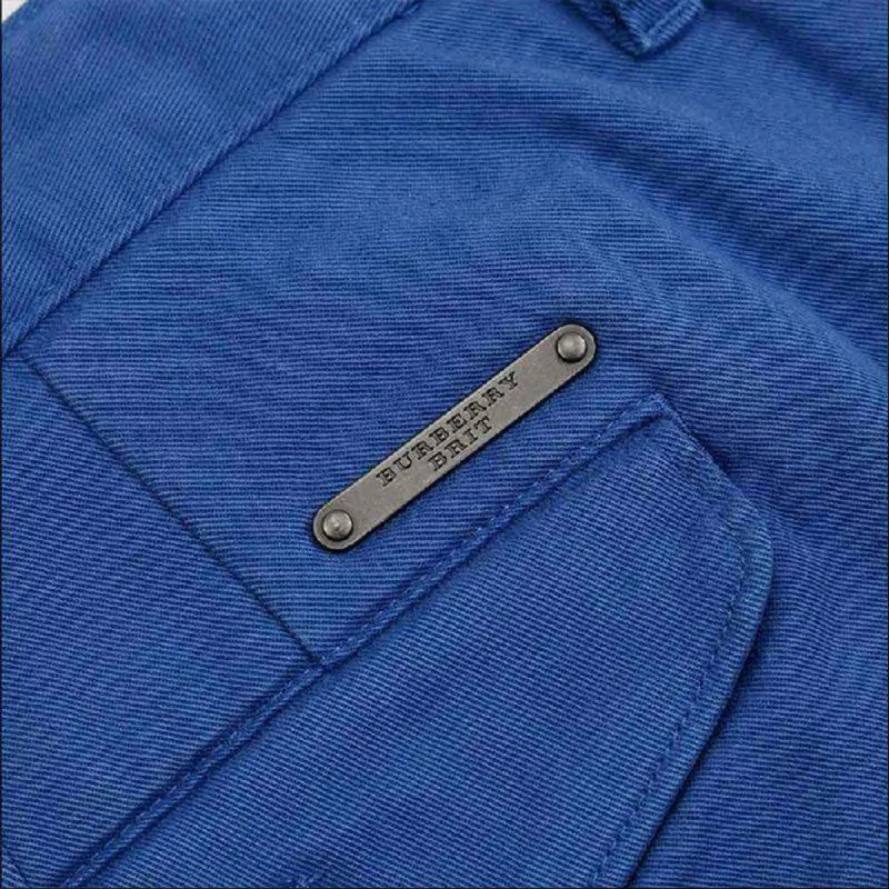 Burberry Casual Pants Men's Blue-4