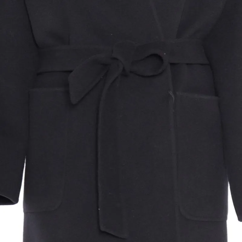 WEEKEND MaxMara Eris Belted Long Sleeved Coat-5