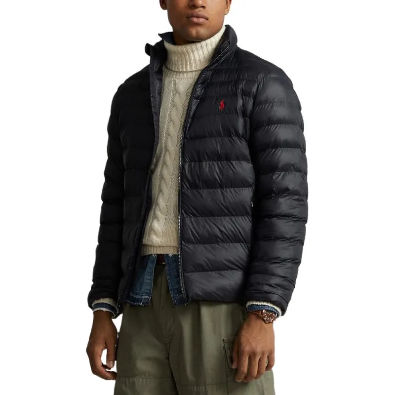Polo Ralph Lauren Foldable Quilted Jacket Puffer Jacket Men's Black-3