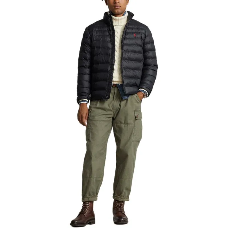 Polo Ralph Lauren Foldable Quilted Jacket Puffer Jacket Men's Black-1