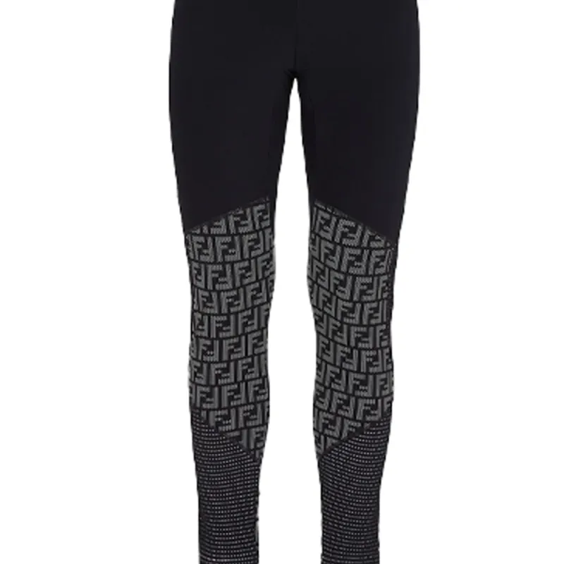 FENDI Leggings Women's Black-5