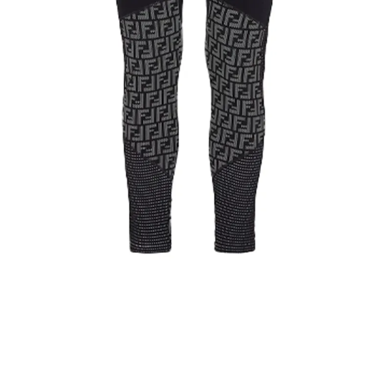 FENDI Leggings Women's Black-6