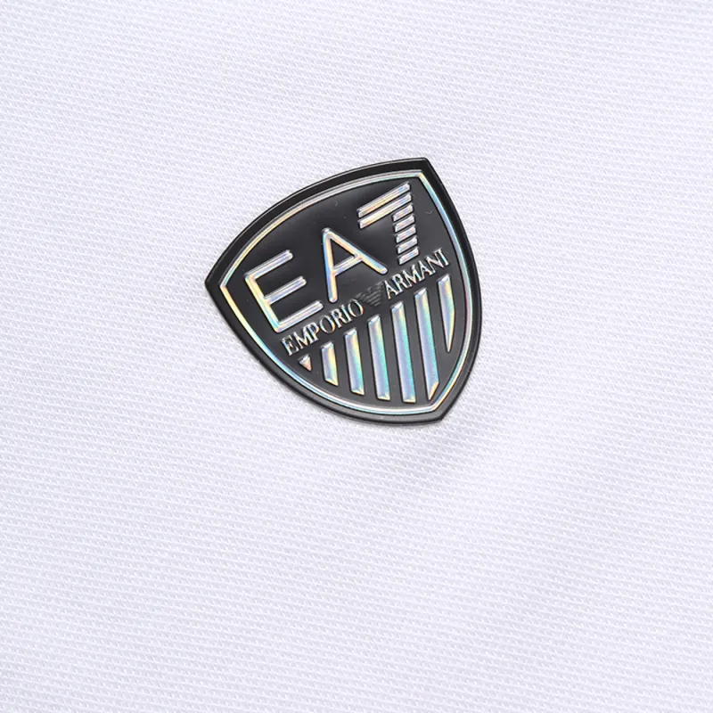 EMPORIO ARMANI EA7 SS22 Polo Shirt Men's White Back To School Season-6