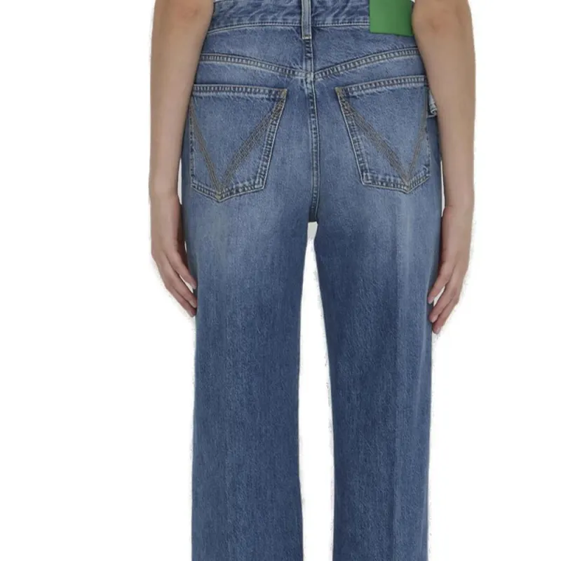 Bottega Veneta Buttoned Wide Leg Jeans-5