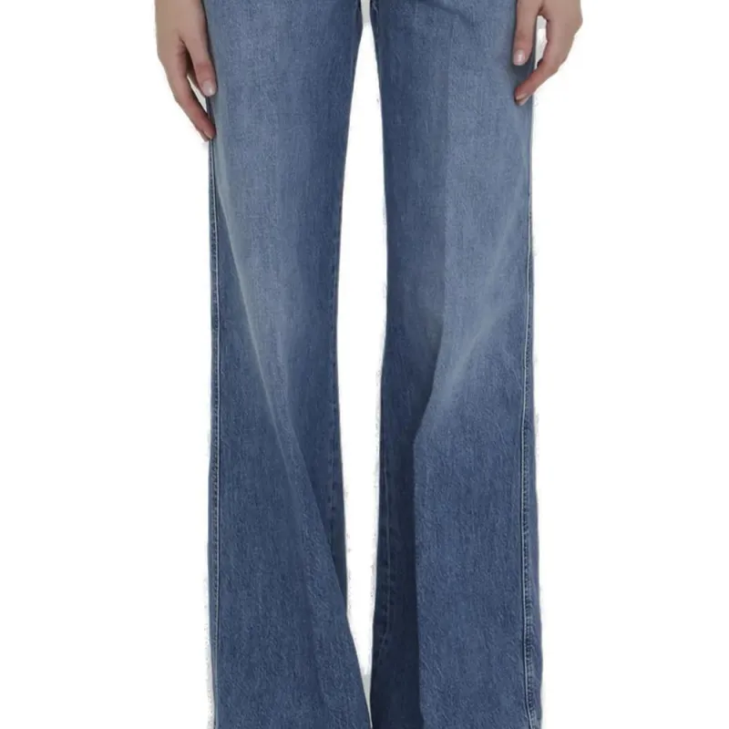 Bottega Veneta Buttoned Wide Leg Jeans-4