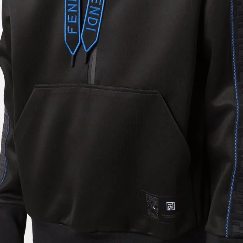 FENDI Sweatshirts Men Black-5