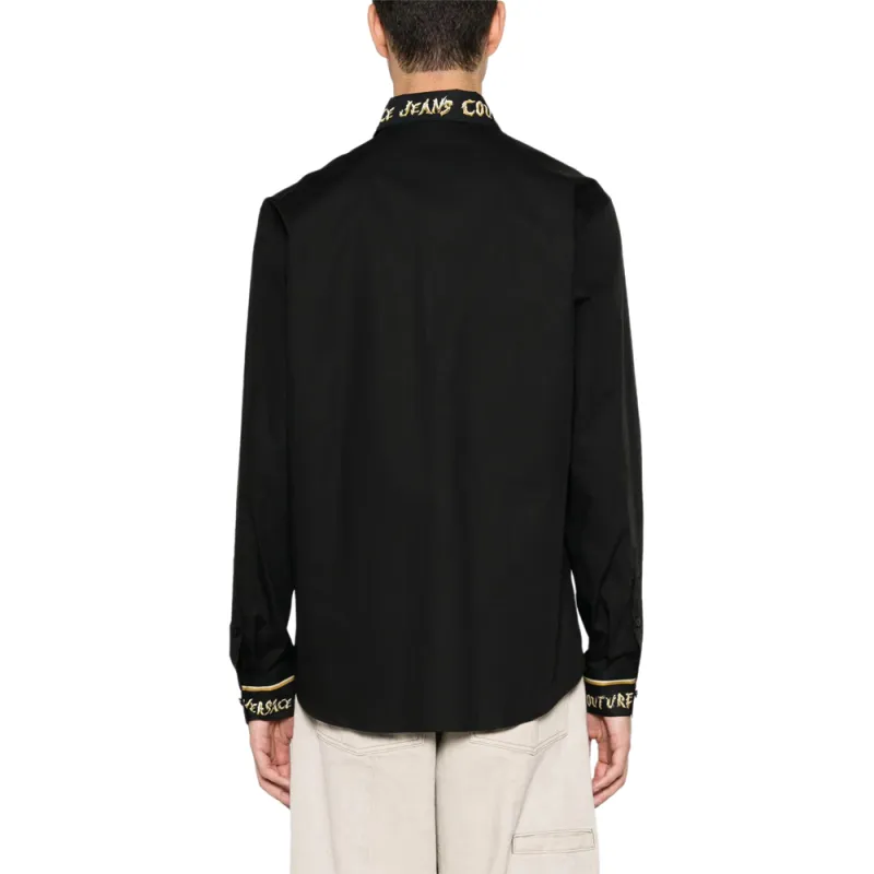 VERSACE JEANS COUTURE Chrome Couture Printed Poplin Shirt-2