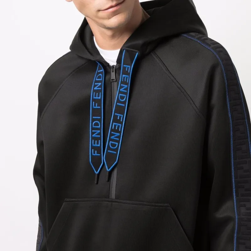 FENDI Sweatshirts Men Black-4