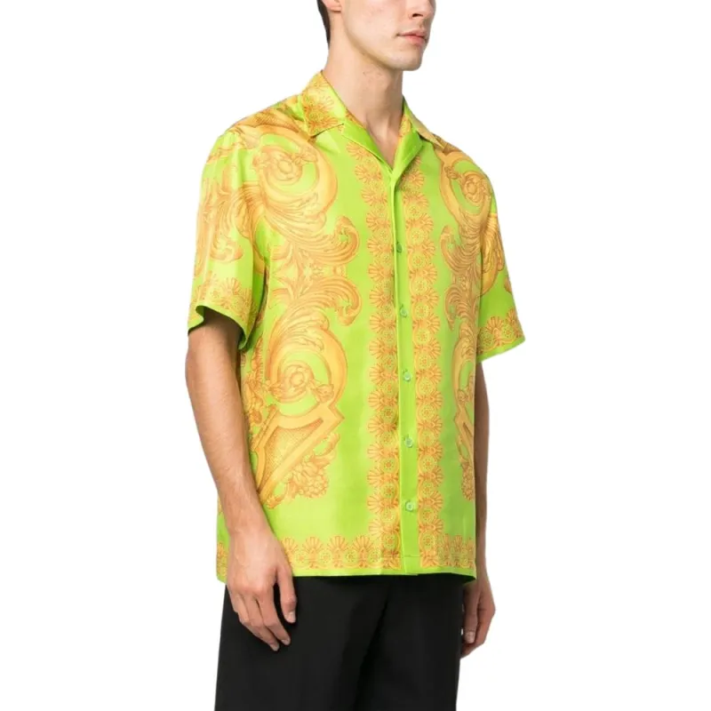 VERSACE Barocco 660 Silk Shirt-4