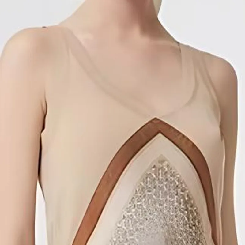 Burberry Tank Tops Women's Light Beige-3