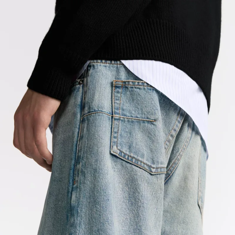 DIOR Jeans Men Light Blue-6