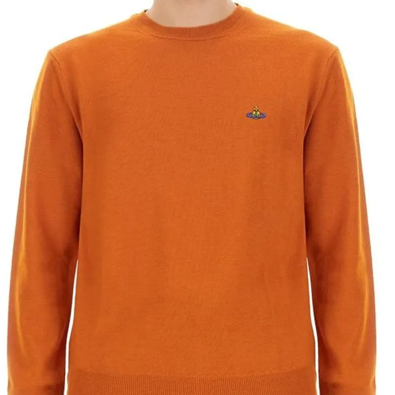 Vivienne Westwood Orb Embroidered Crewneck Knitted Jumper-2
