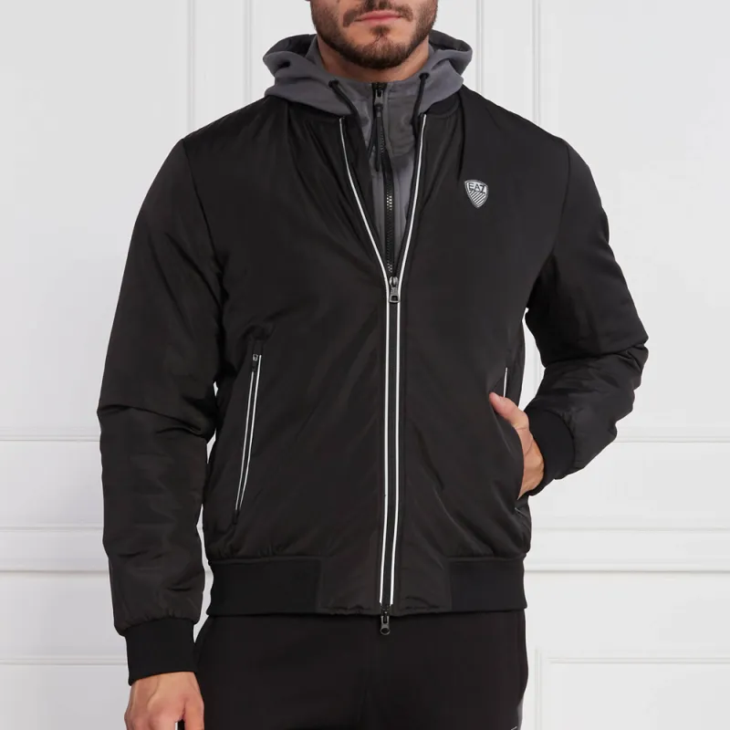 EMPORIO ARMANI EA7 Jackets Coats Men's Black-4