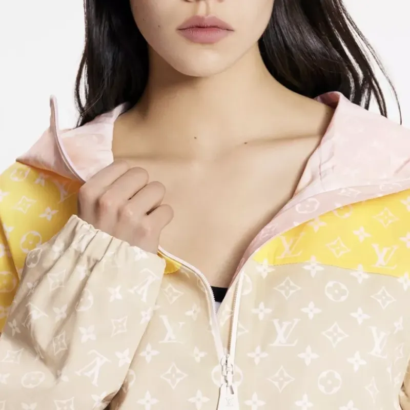 LOUIS VUITTON Monogram Color Block Parka-3