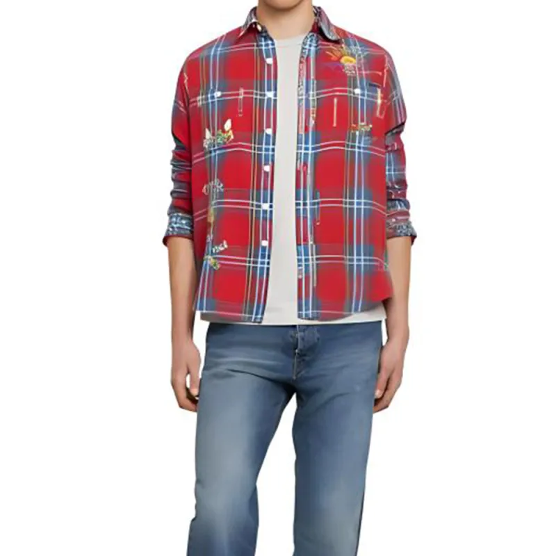 Polo Ralph Lauren Floral Embroidered Checked Shirt-5