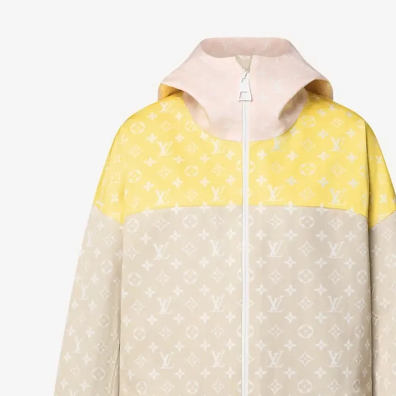LOUIS VUITTON Monogram Color Block Parka-5