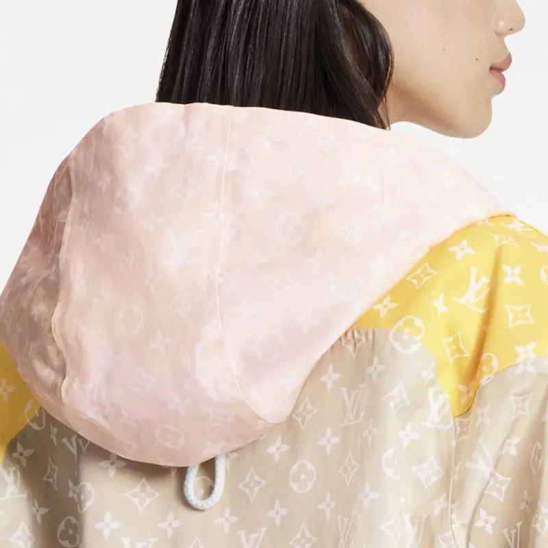 LOUIS VUITTON Monogram Color Block Parka-4