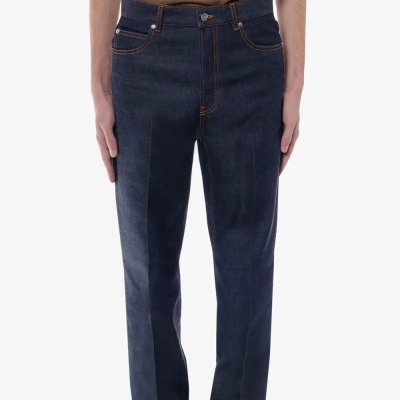 Ferragamo High rise Wide leg Jeans-3