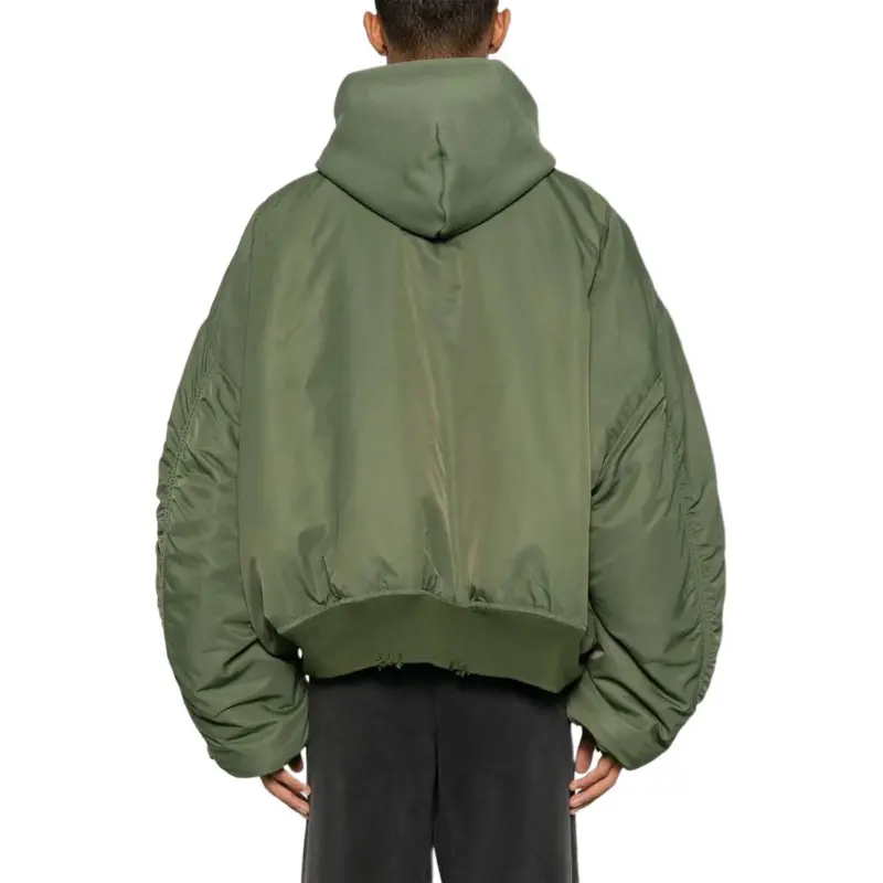 Balenciaga Zip Up Hooded Jacket-2