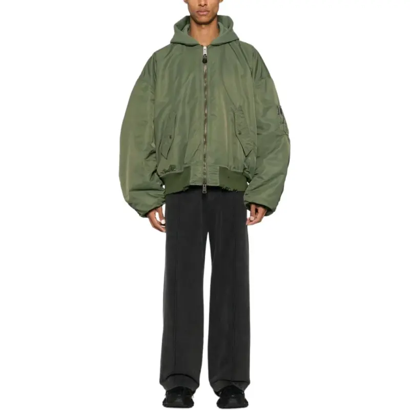 Balenciaga Zip Up Hooded Jacket-1