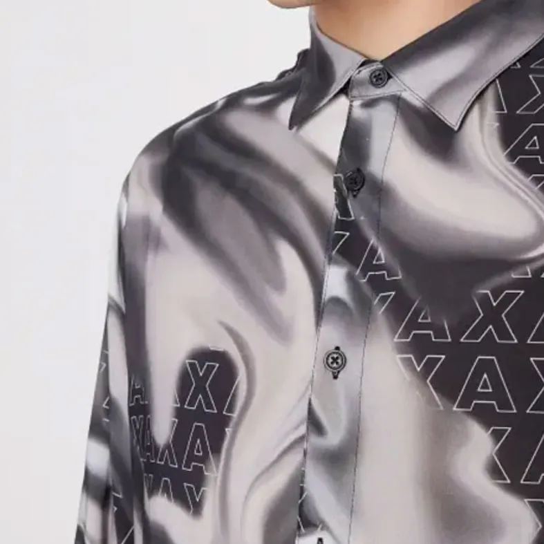ARMANI EXCHANGEAE FW23 Shirt Men's Black-4