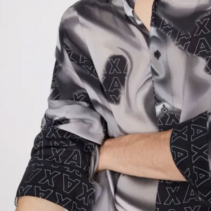 ARMANI EXCHANGEAE FW23 Shirt Men's Black-5