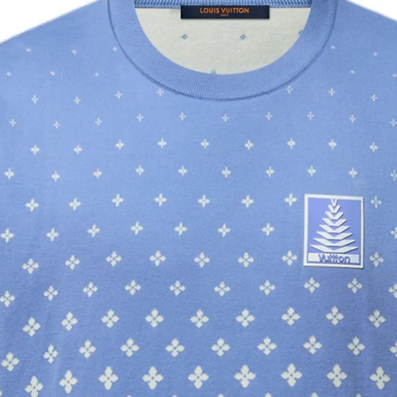 LOUIS VUITTON Knitted Cotton T Shirt-5