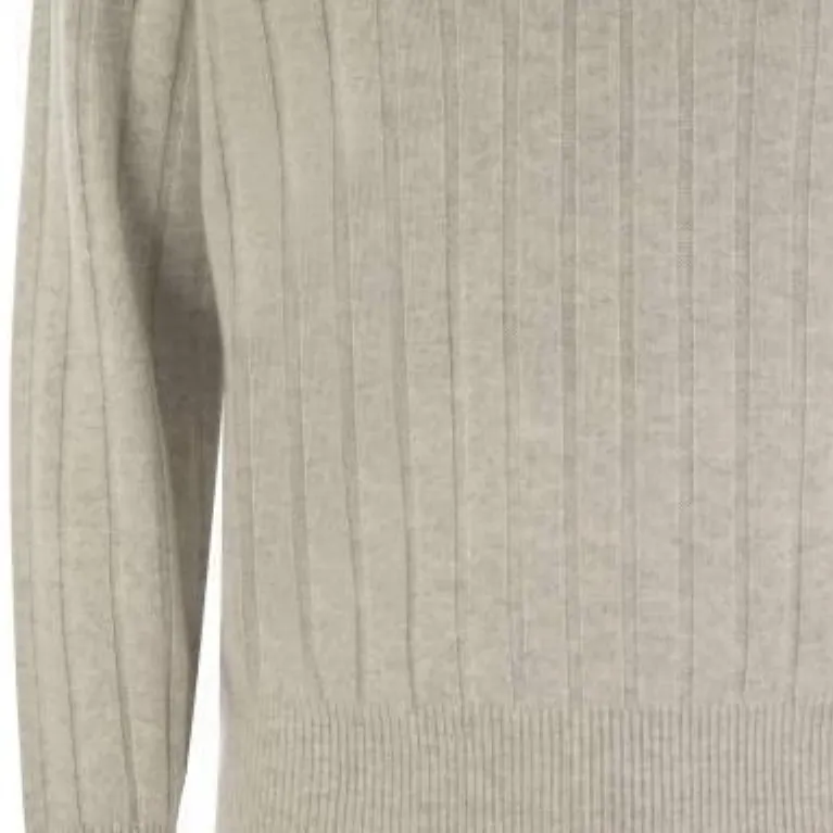 Brunello Cucinelli Long Sleeved Knitted Polo Jumper-4