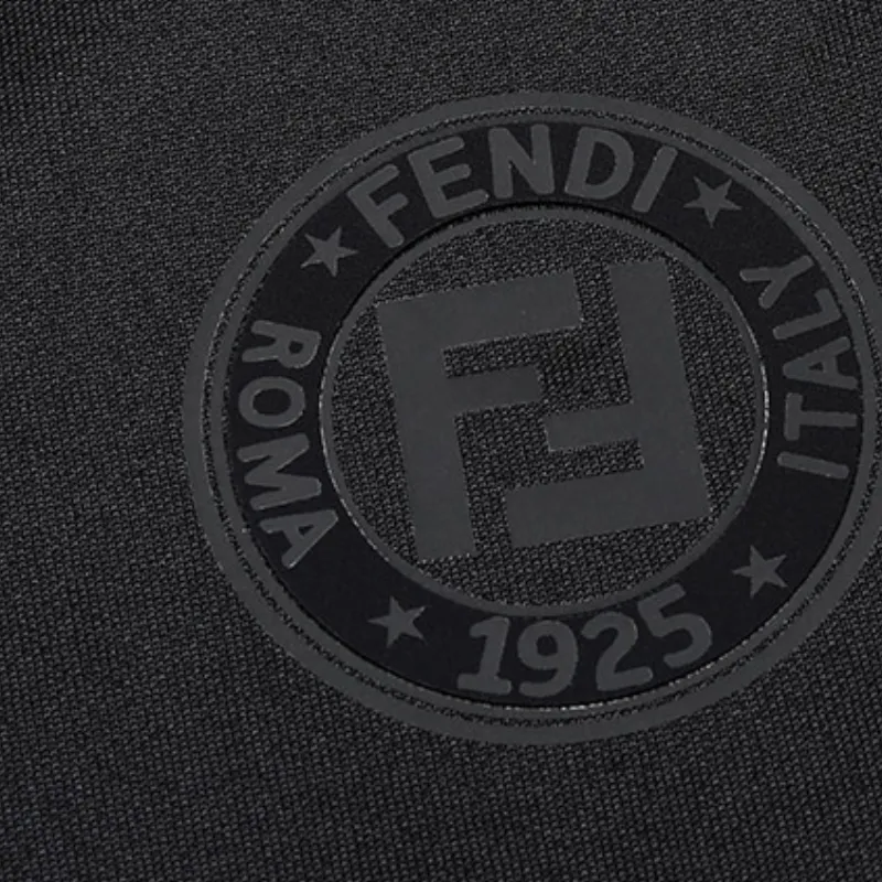 FENDI Ff Track Jacket 'Black/Tobacco'-3