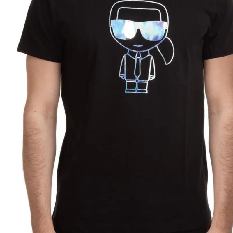 KARL LAGERFELD / Karl Lagerfeld Jeans T Shirts Men Black-3