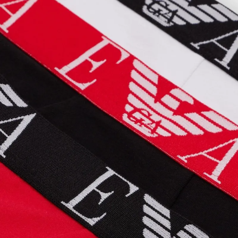 EMPORIO ARMANI Logo waistband Briefs Pack Of Three-2