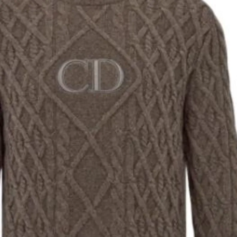 DIOR Cashmere Sweaters Men Brown-4
