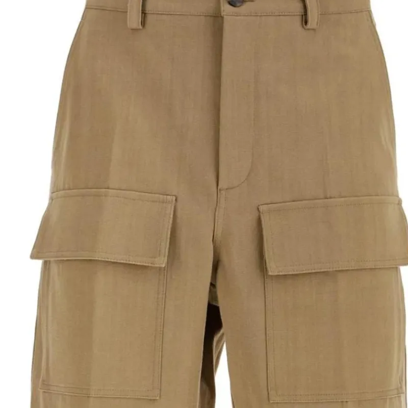 Valentino Wide Leg Cargo Trousers-4