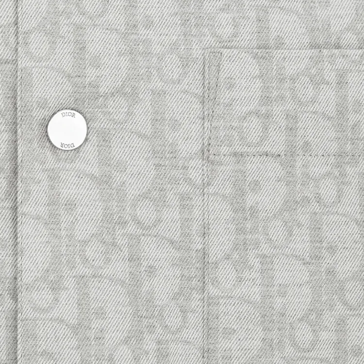 DIOR Oblique Flannel Overshirt-4