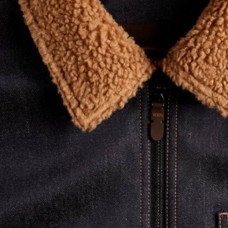 TOD'S Denim Trucker Jacket-4