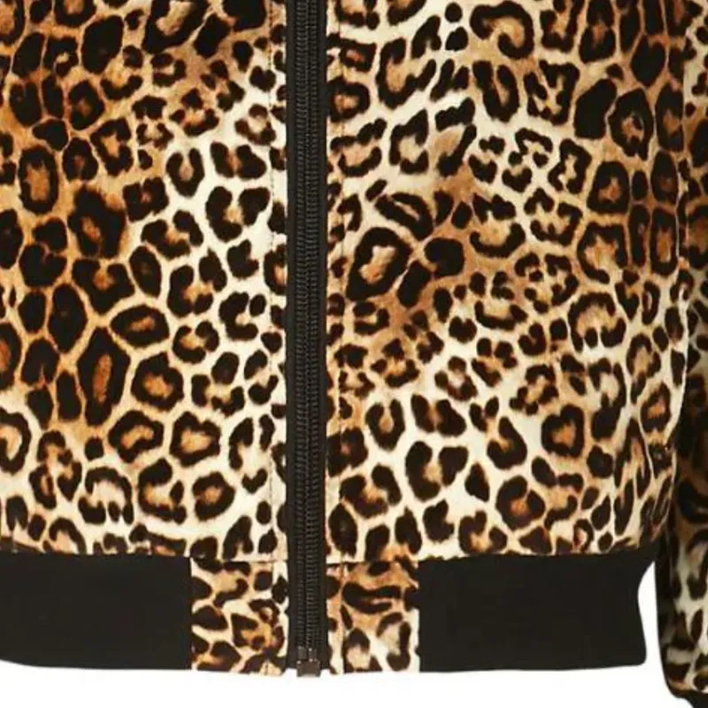 Giuseppe Zanotti Tasha Leopard print Hooded Jacket-6
