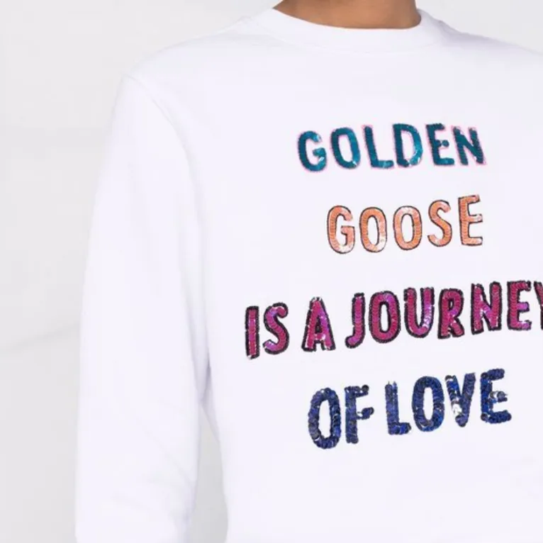 Golden Goose Sweatshirts Women's White-4