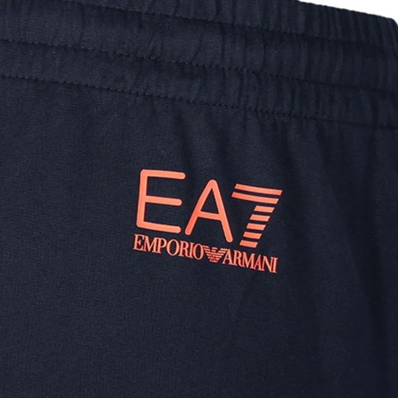 EMPORIO ARMANI Knitted Sweatpants Men Night Blue-5