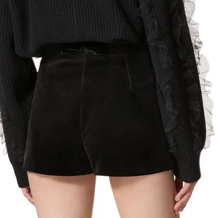 Valentino SS24 Casual Shorts Women's Black-4
