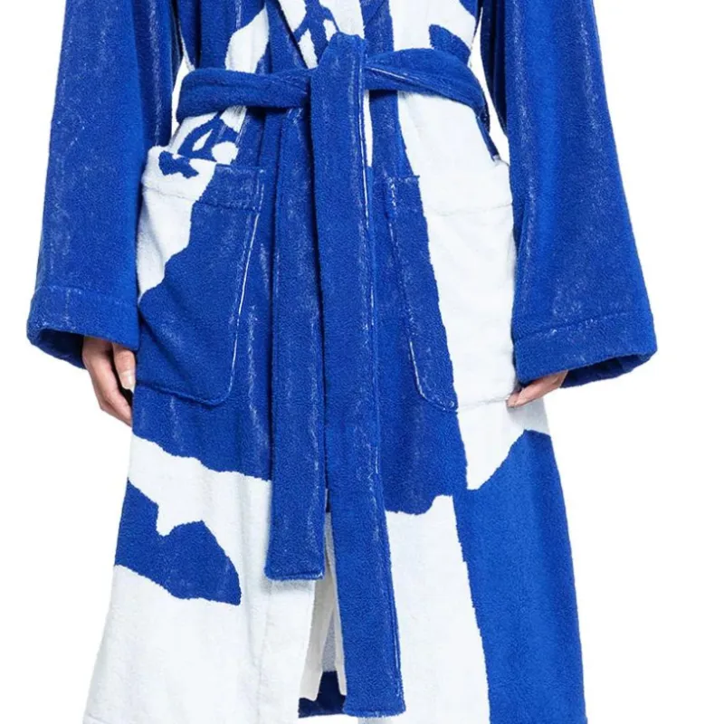 Burberry Equestrian Knight print Robe-5