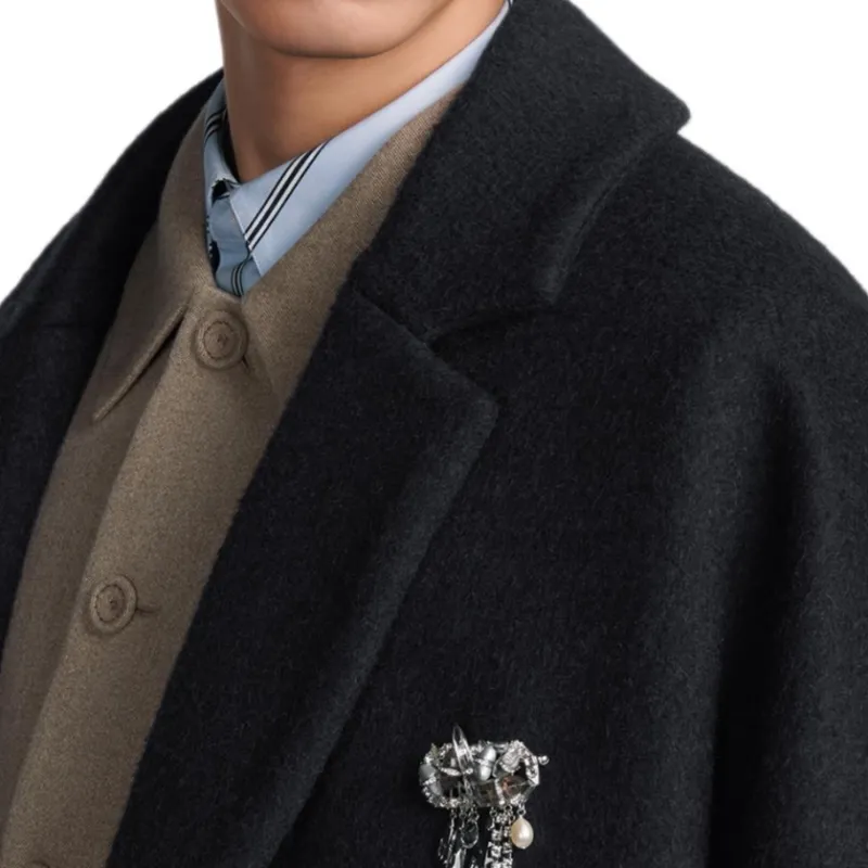 DIOR Coats Men Black-6