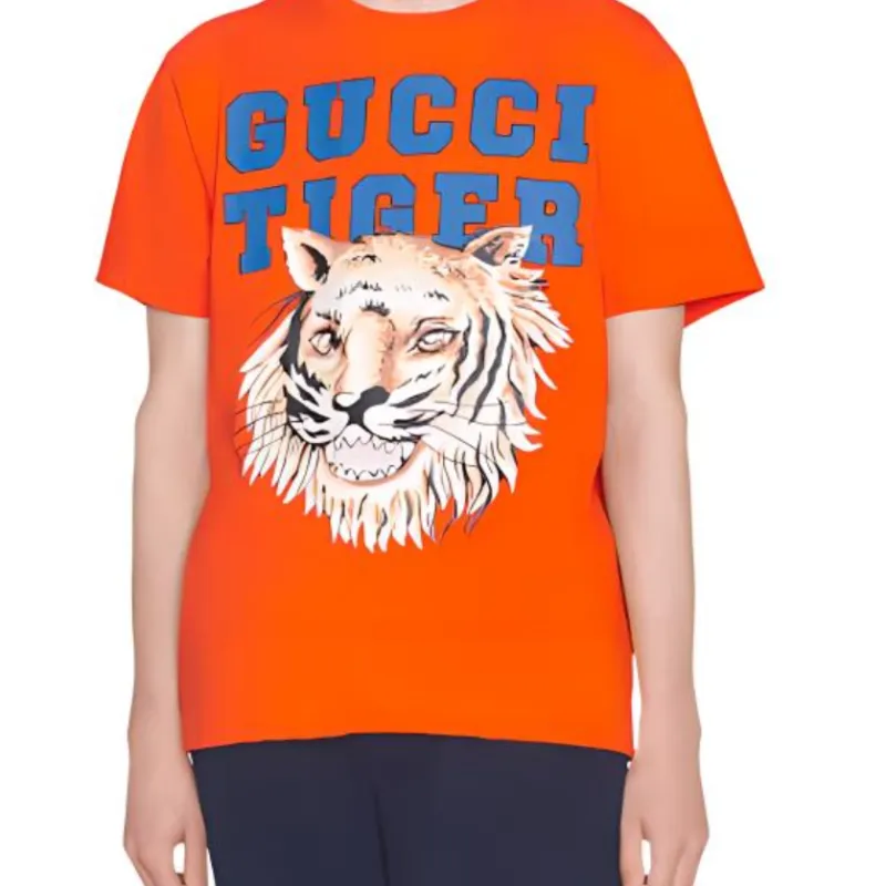 GUCCI T Shirts Men Orange-5