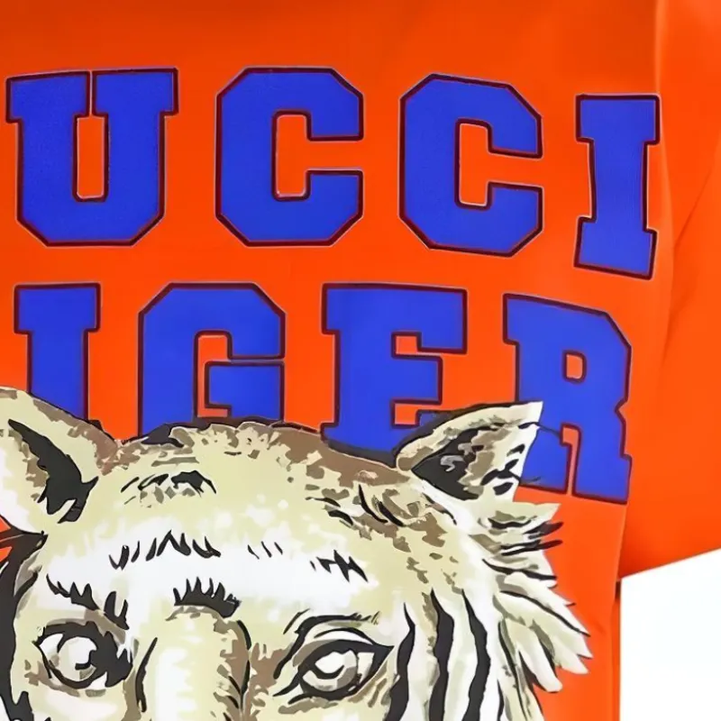 GUCCI T Shirts Men Orange-7